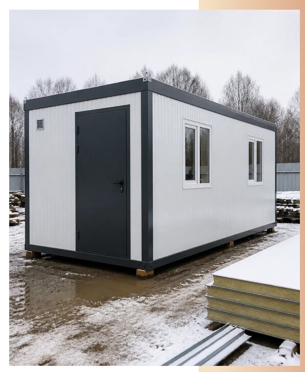 Утепленные бытовки купить в Балтийске по цене от 152925 р. | БытовкаПрофи-Блт